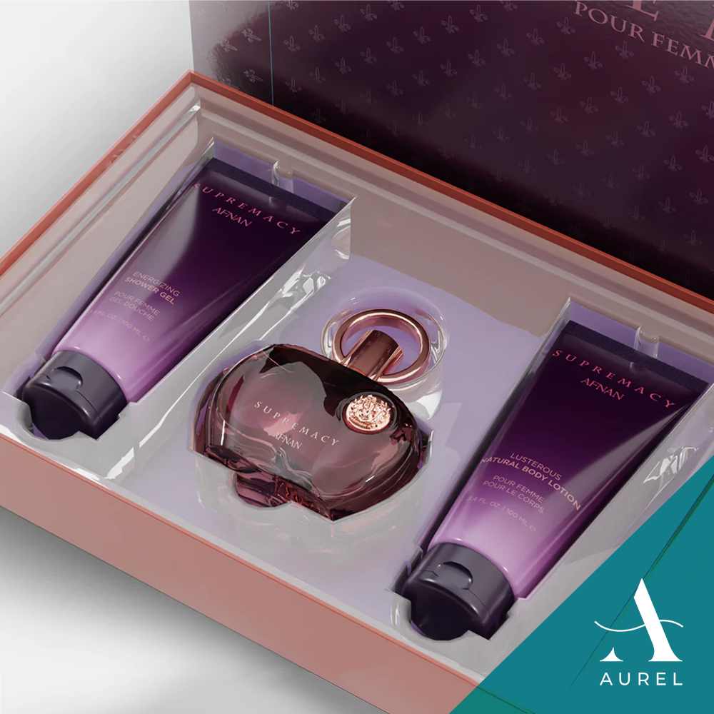 Afnan Gift Set | Supremacy Femme Purple 100ml EDP