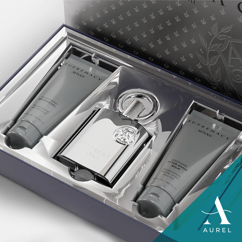 Afnan Gift Set | Supremacy Silver 100ml EDP