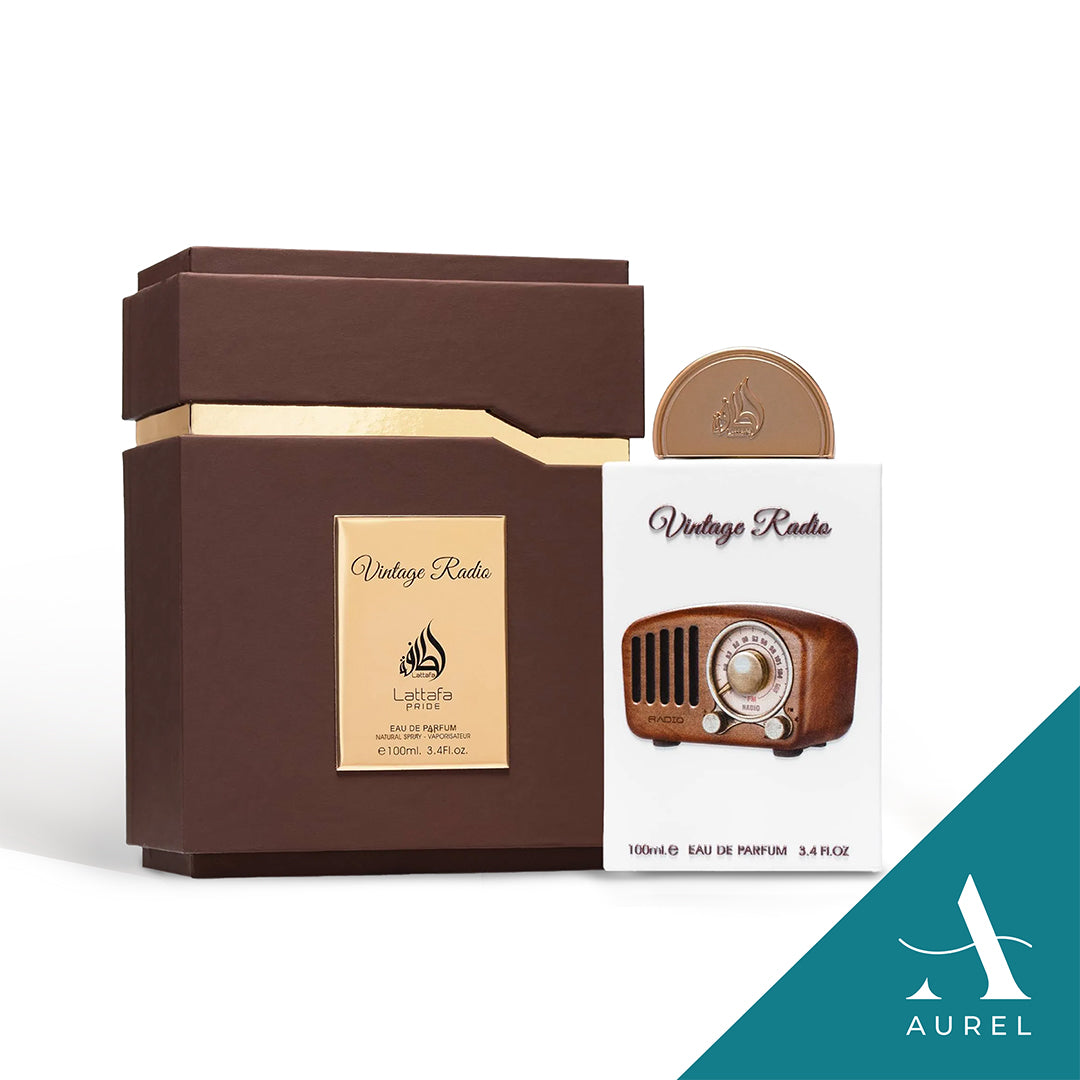 Lattafa Vintage Radio EDP (100ml) – Aurel Singapore