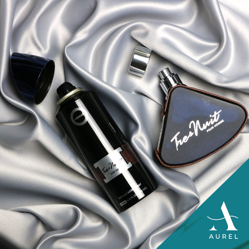 Tres Nuit Armaf | Gift Set | 100ml EDT & Body Spray 200ml