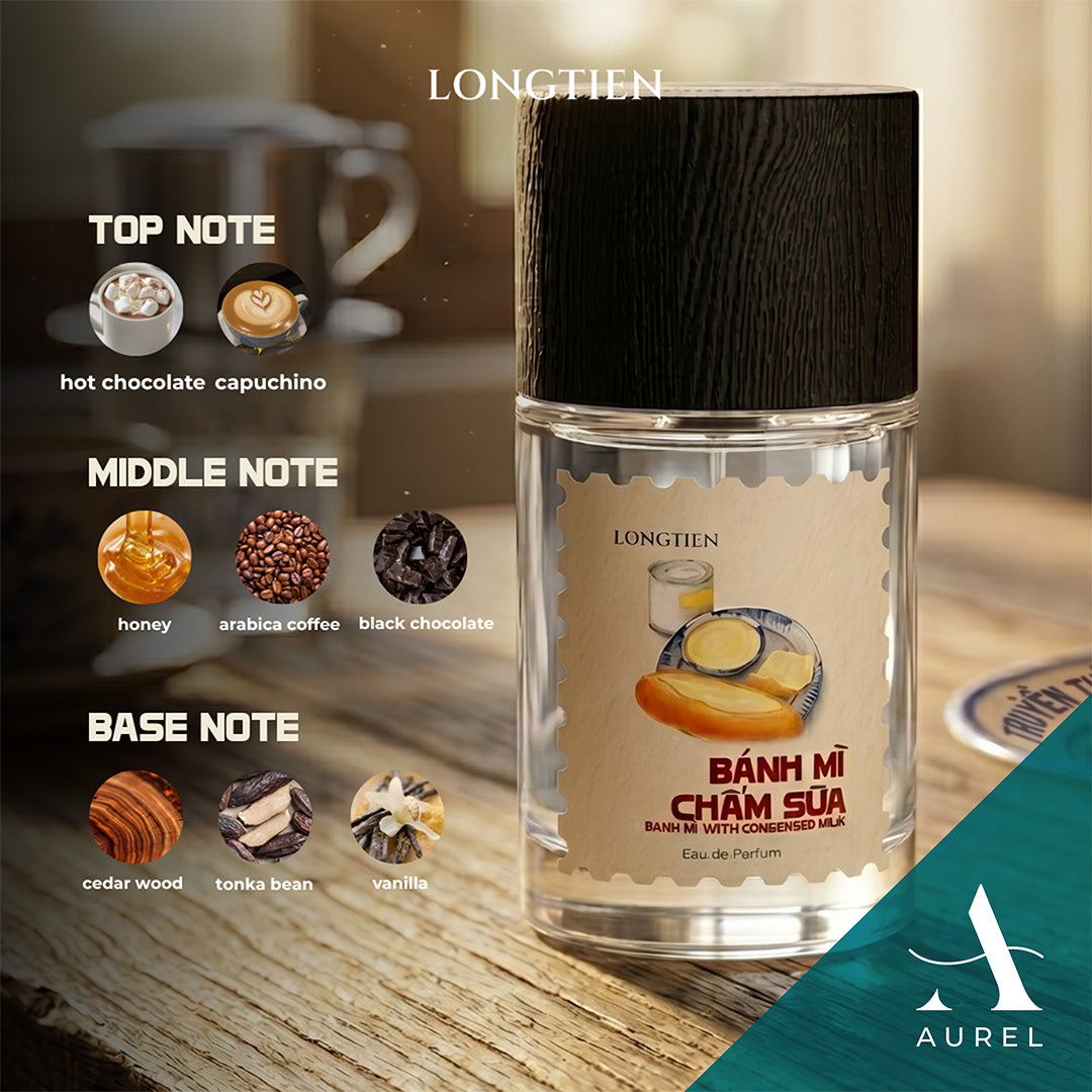 Longtien Banh Mi Cham Sua (Banh Mi with Condensed Milk) EDP (50ml)