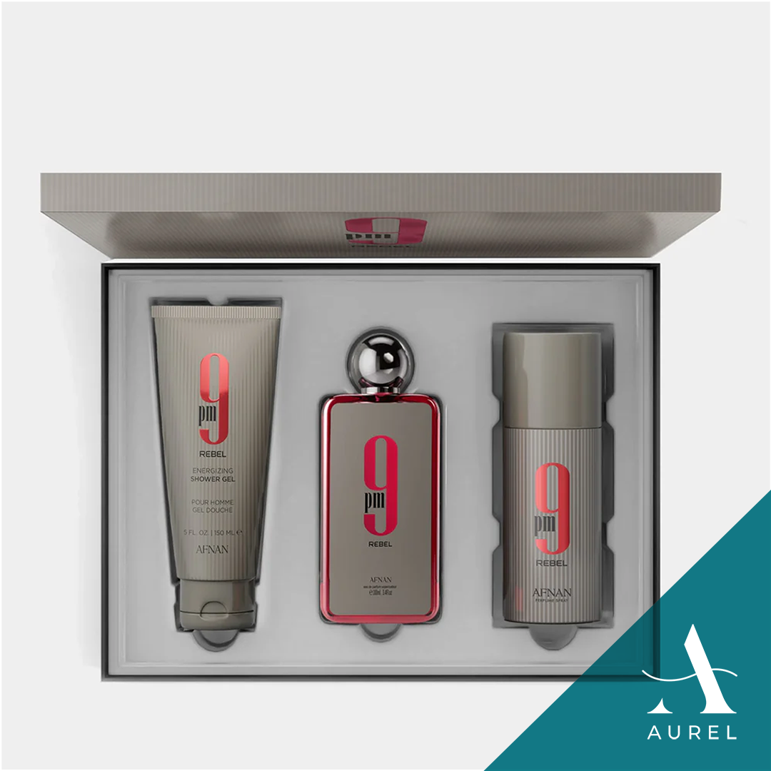 Afnan Gift Set 9pm Rebel – Aurel Singapore